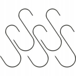 Rūkyklos kabliukai, tradicinės formos, 5 vnt