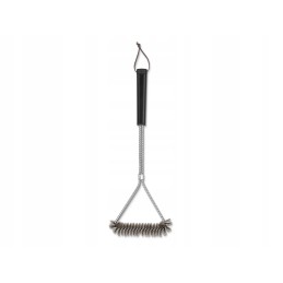 Šepetys grilio grotelių valymui, plieninės vielos grandiklis, 47 cm