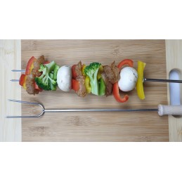 Šakutė keptam maistui, 50 cm, inox