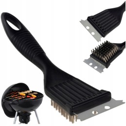 Šepetėlis su grandikliu grotelių valymui, grotelės, 44 cm