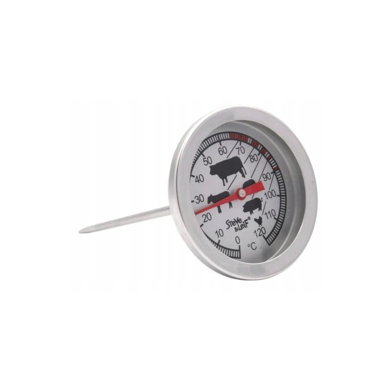 Virtuvinis termometras mėsos kepimui ir rūkymui, 0-120°C