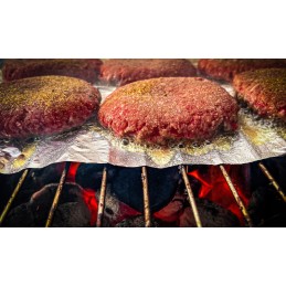 Maistinė aliuminio folija griliui, storas 8 metrų ritinys