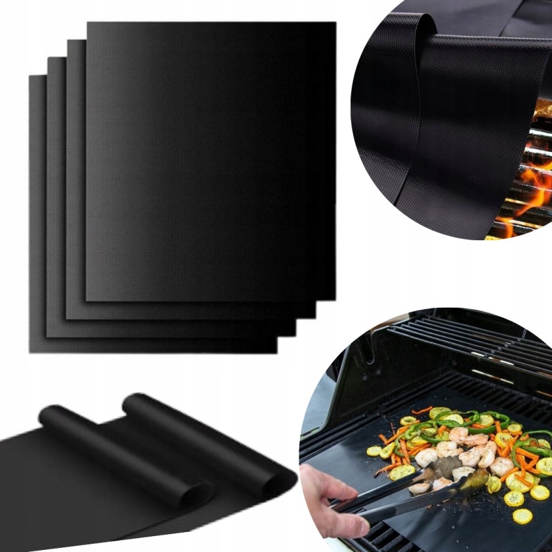 Tefloninis kilimėlis grilio kepimo skardoms 4 vnt