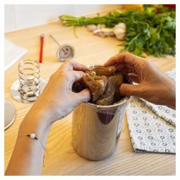 Plastikiniai maišeliai kumpio gamintojui, 1,5 kg, biovyno 20 vnt