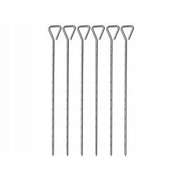 Iešmelių pagaliukai grill meister iešmai 29,2 cm 6 vnt nerūdijančio plieno