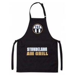 FC Zurich grilio virtuvės prijuostė juoda