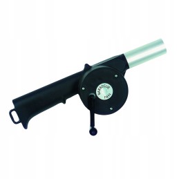 Hand-held grill fan
