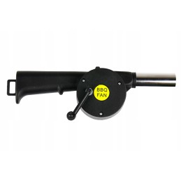 Hand-held grill fan