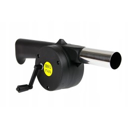 Hand-held grill fan