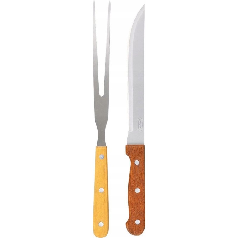 Kepsninės rinkinys, peilis, šakutė, stalo įrankiai, plieninis iešmas