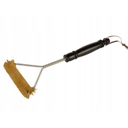 Grilio valymo šepetys leidžia lengvai pašalinti išdžiūvusius riebalus ar anglį.