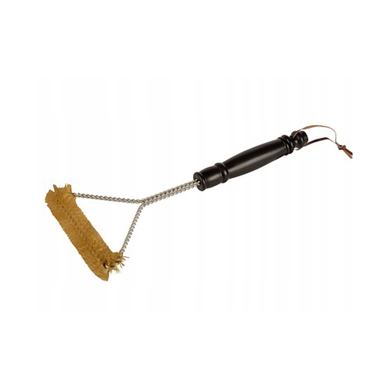 Grilio valymo šepetys leidžia lengvai pašalinti išdžiūvusius riebalus ar anglį.