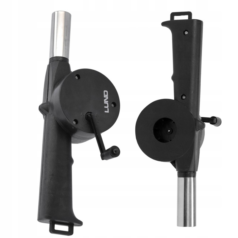 Manual grill fan for lighting the grill lund