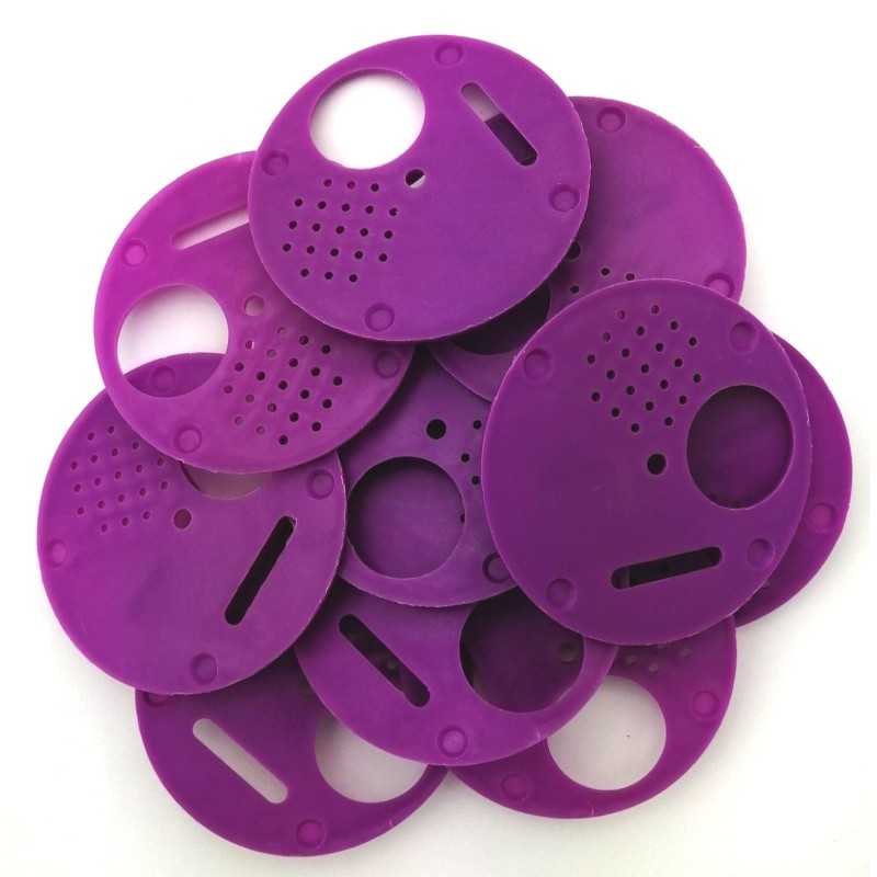 Apskritimas, žiedai vestuvių gatvėms, 10 vnt. violetinė - ø70 mm