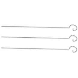 Praktiški, ilgi iešmai iš nerūdijančio plieno, 39 cm ilgio
