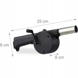 Rankinis pūtiklis židinio griliui