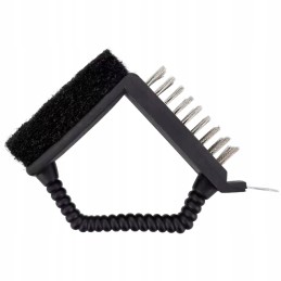 Trys viename vielinių grotelių šepetys, 12 cm