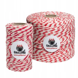 Medvilniniai mėsos siūlai, balti ir raudoni, 500g/0,5kg, grillpal sertifikatas