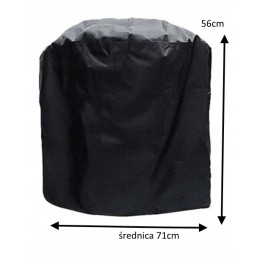 Apvalus grilio dangtis 56x71cm