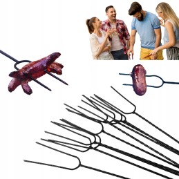 Grilis laužo šakutės, dešros lazdelės, 100 cm