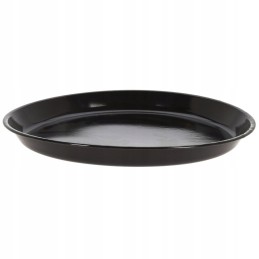 Apvalus plieninis kepimo padėklas, juodas, 35 cm