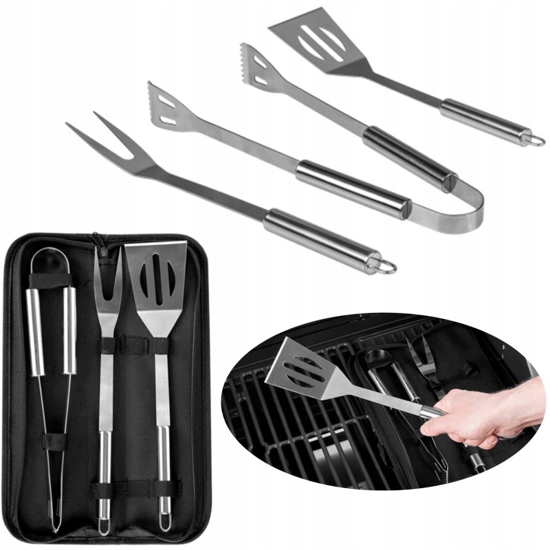 Teesa kepsninės įrankių rinkinys, nerūdijantis plienas, dėklas