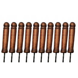 Šakės laužui, nerūdijančio plieno antgalis, 140 cm, 10 vnt