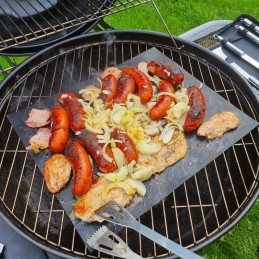 Tefloninis grilio kilimėlio grilio padėklas kepimui grilio rinkinys