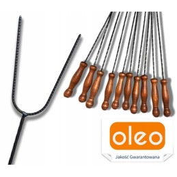 10 židinio lazdelių rinkinys 120 cm