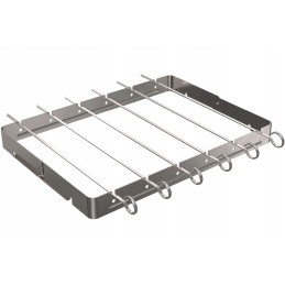 6 vnt kebabų iešmeliai su grillmeisterio rėmeliu