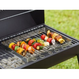 6 vnt kebabų iešmeliai su grillmeisterio rėmeliu