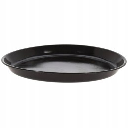 Apvalus plieninis kepimo padėklas, juodas, 35 cm, BBQ
