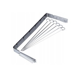 Plieniniai iešmeliai iešmams su grilio rėmu