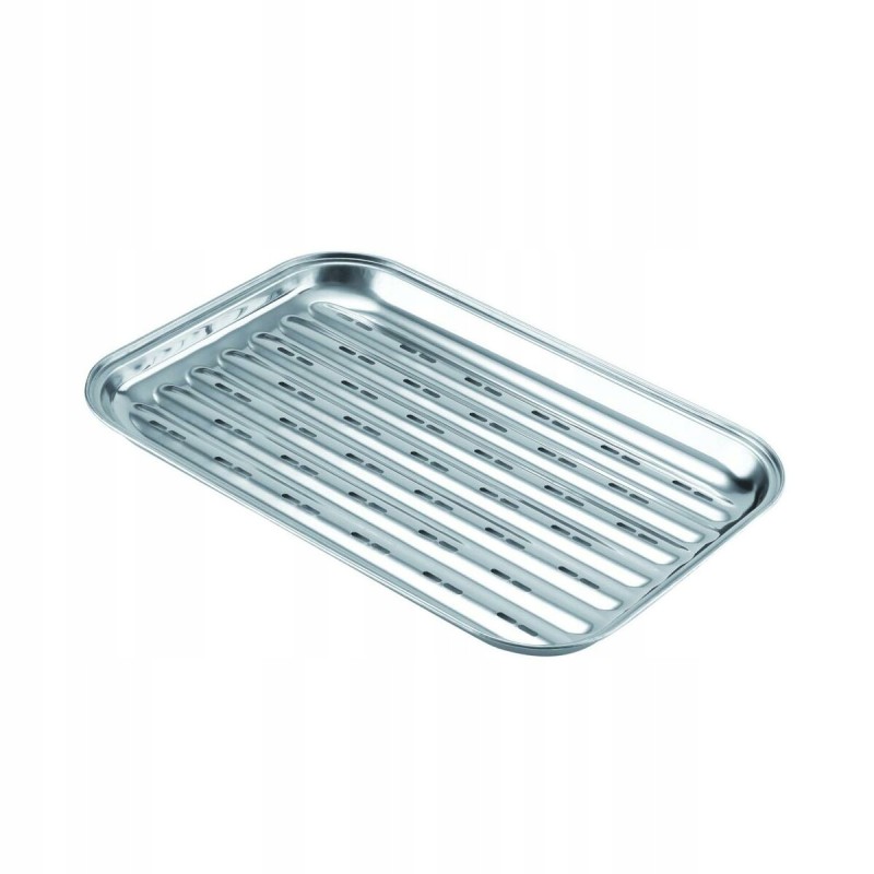 Grilio padėklas 34x24 cm, medžiaga plieninė