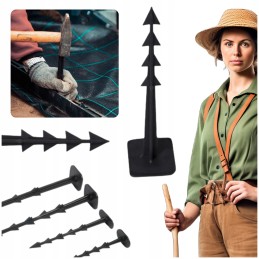 Smeigtukai agrotekstilei, kaiščiai agrotekstilei tvirtinti, kurmių tinklas, inkarai