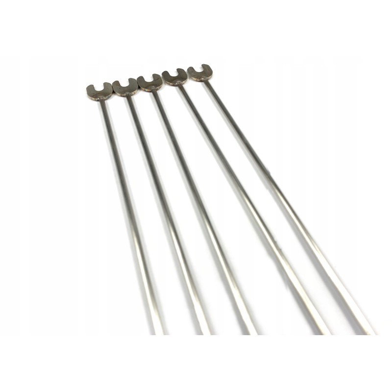 Nerūdijančio plieno atramos ugnies lazdoms, 5 vnt