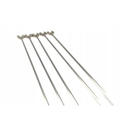 Nerūdijančio plieno atramos ugnies lazdoms, 5 vnt