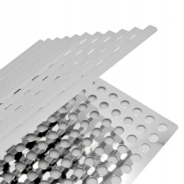 Perforuota plieninė grilio plokštė 46x30 cm