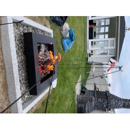 Dešros lazdelės laužo šakutėms grilio šakutės 140 cm 10 vnt grilis su