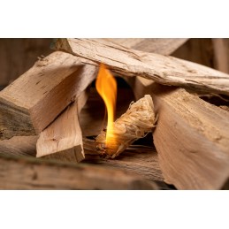 Ekologiškas medienos vatos kūrenimas 2 kg - švari ugnis be cheminio kvapo