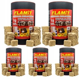 Flamit eco fire starter for grill, fireplace, stove 360 cubes fire starter in cubes