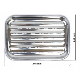 Šepečių rinkinys grilio grotelių ir padėklo valymui