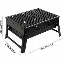 Nedidelė, nešiojama kepsninė, sulankstoma į lagaminą