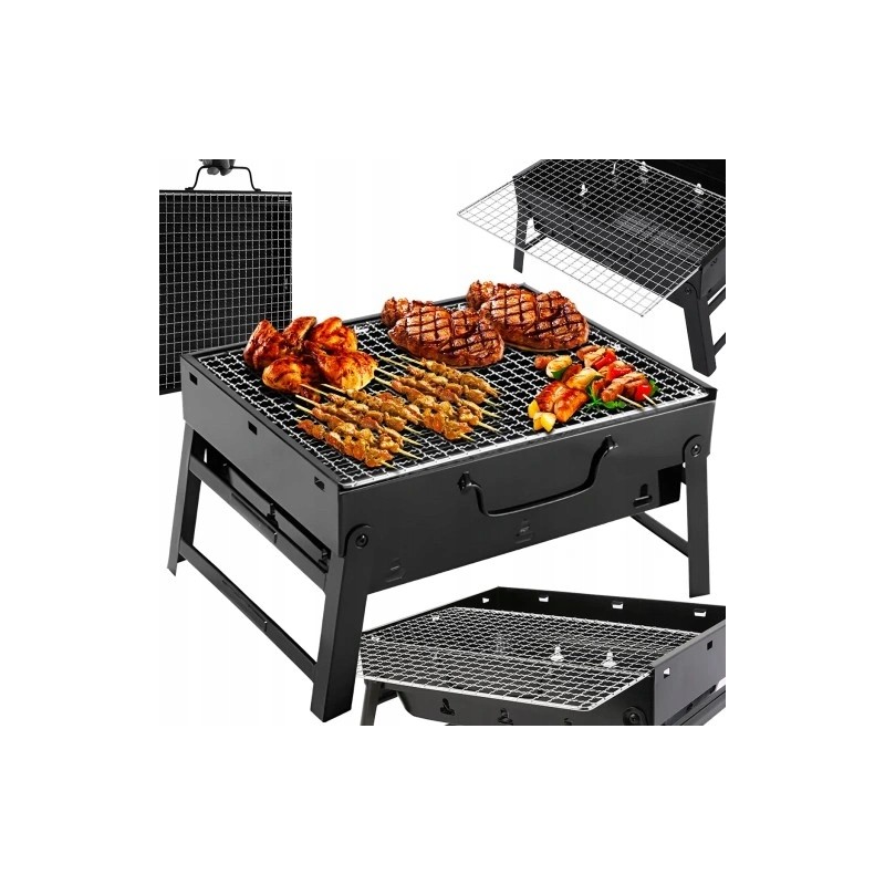 ✅ Didelė sulankstoma turistinė kepsninė su anglimis