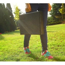 Turistinis grilis sulankstomas nešiojamas lagaminas mažas anglių sodas