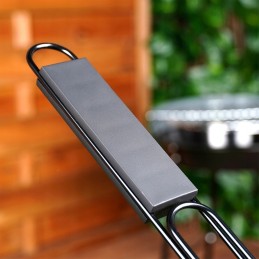 Grotelės mėsai, žuviai, daržovėms kepti, uždaros grotelės, grilio krepšelis