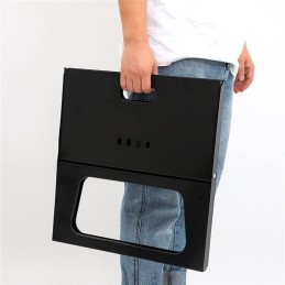 Didelė sodo kepsninė, nešiojama sulankstoma turistinė kepsninė kempingo lagaminui