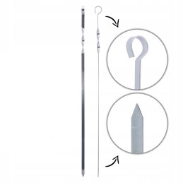 Plieniniai iešmeliai kebabams kepti