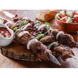 Plieniniai iešmeliai kebabams kepti