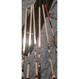 Plieniniai iešmeliai kebabams kepti